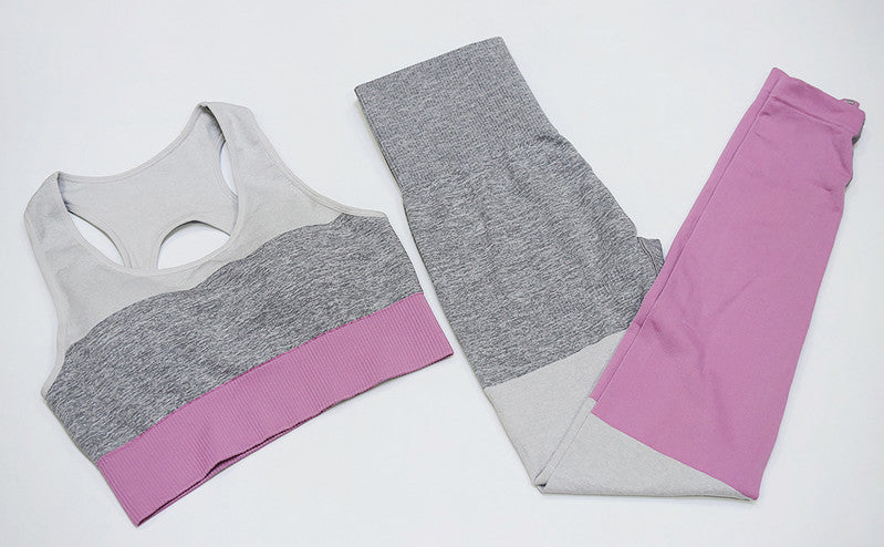 New Colorblock Seamless  Gym Sets