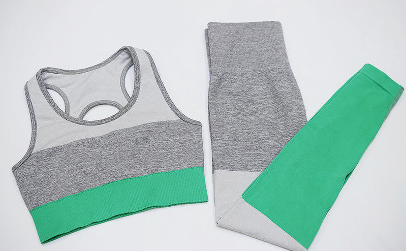 New Colorblock Seamless  Gym Sets