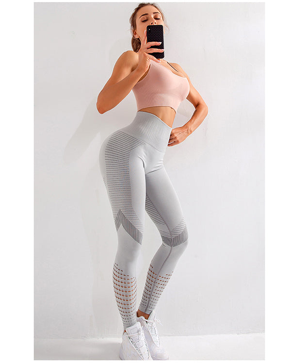 Seamless Mesh High Waisted Leggings
