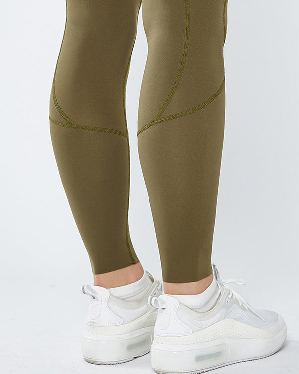 Mesh Side Pockets High Waisted Leggings
