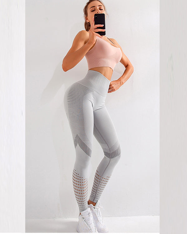 Seamless Mesh High Waisted Leggings