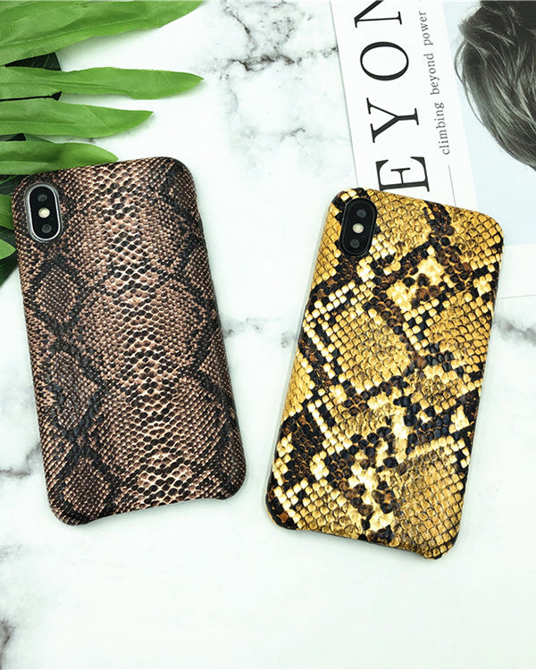 SnakeSkin Soft Silicone Iphone Case