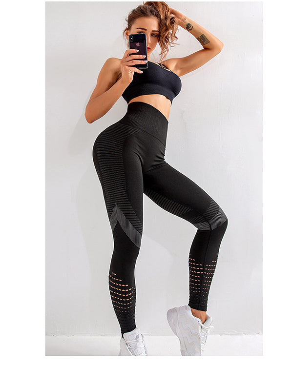 Seamless Mesh High Waisted Leggings