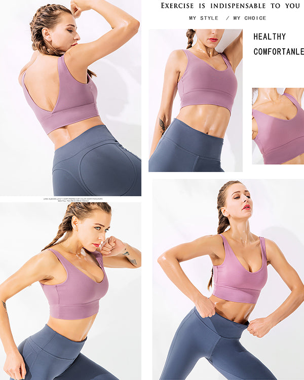Deep V Back Sports Bras