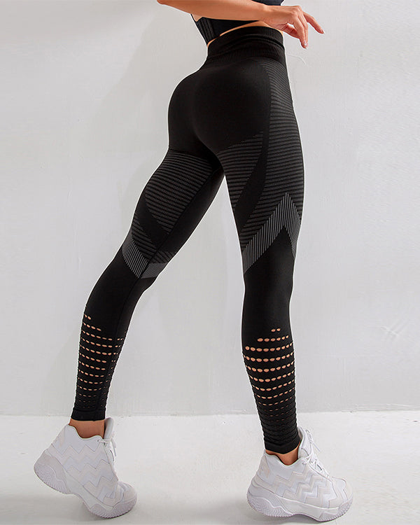 Seamless Mesh High Waisted Leggings